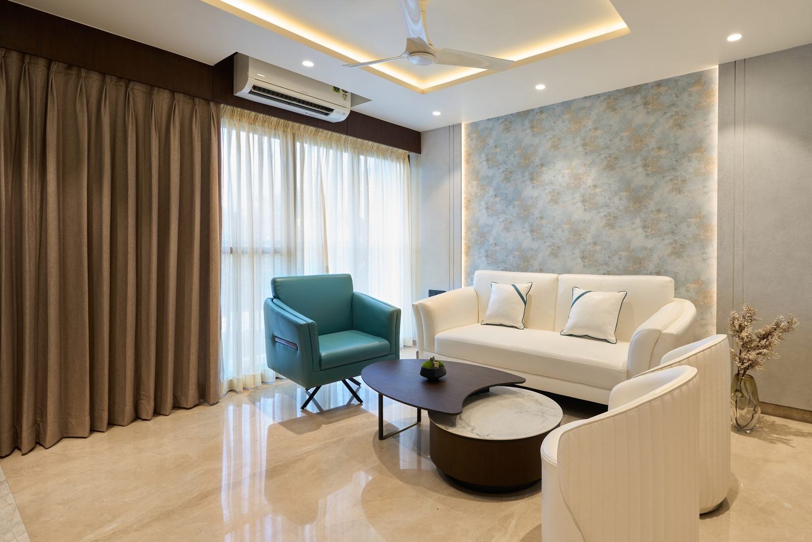 Mehtas Residence living room interior